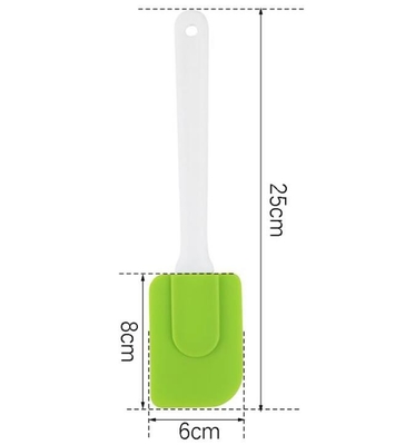 Bộ thìa silicone FDA có tay cầm bằng nhựa tùy chỉnh màu patone có sẵn