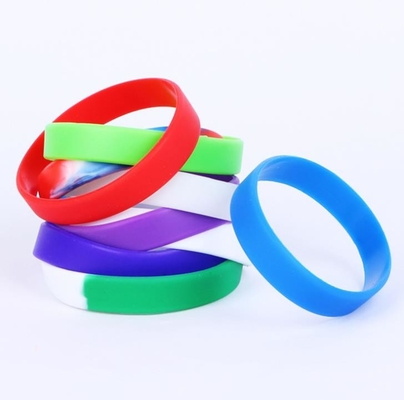 Vòng tay cao su silicon khuyến mãi, vòng tay silicone tùy chỉnh đầy màu sắc