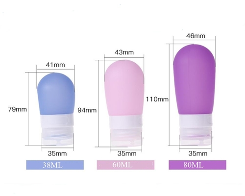Beauty Airline 100ml Silicone Travel Đóng gói Chai hình cầu