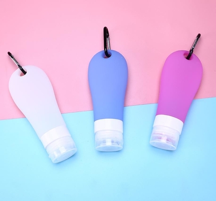 Mini Leak Proof Silicone Travel Đóng gói Lọ Máy bay nhẹ Mang