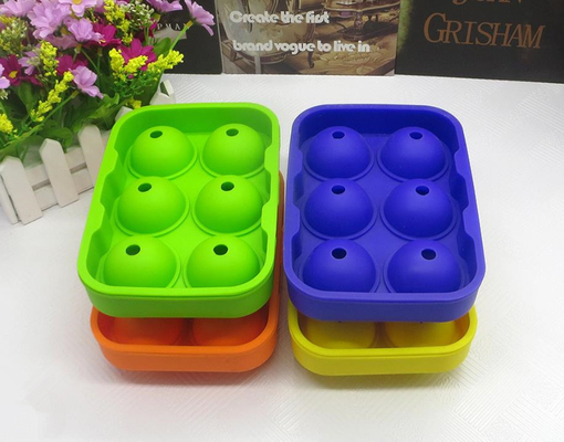 Jumbo Diamond Silicone Ice Ball Khuôn thực phẩm Lớp vật liệu tròn