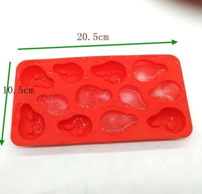 Ghost Shape Silicone Ice Cube Khuôn Halloween Styels Được FDA chấp thuận
