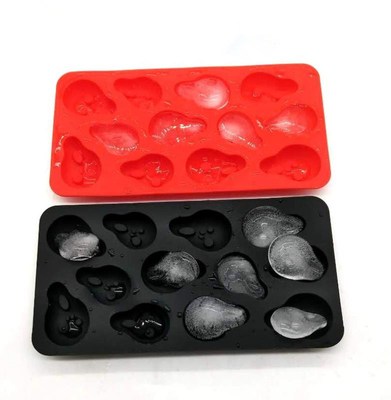 Ghost Shape Silicone Ice Cube Khuôn Halloween Styels Được FDA chấp thuận