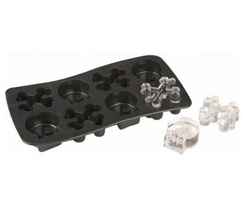 Sáng tạo Silicone Ice Cube Khuôn Halloween Hình dạng khác nhau Máy rửa chén an toàn