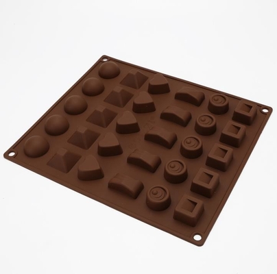 Khuôn làm kẹo đa phong cách, Khuôn sô cô la nhỏ 3d Giáng sinh Dễ dàng lưu trữ