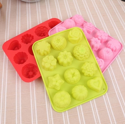 Hoa Cocktail Silicone Ice Cube Khuôn 87g Trang trí nhẹ