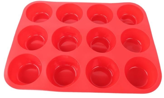 12 khuôn silicon nhiệt độ cao Phát hành nhanh 165g Trọng lượng tịnh có thể xếp chồng lên nhau