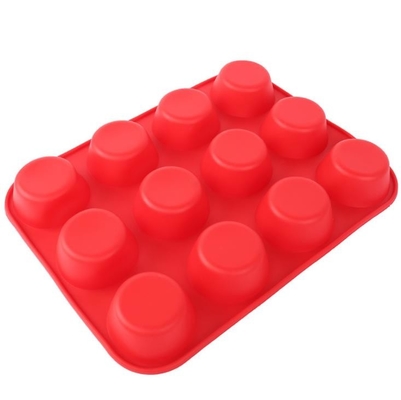 12 khuôn silicon nhiệt độ cao Phát hành nhanh 165g Trọng lượng tịnh có thể xếp chồng lên nhau