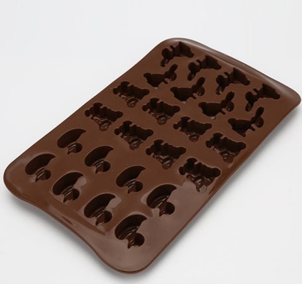 Khuôn hình sô cô la silicone hình con vật Deisgn độc đáo cho trẻ em trẻ em