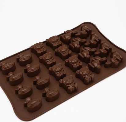 Khuôn hình sô cô la silicone hình con vật Deisgn độc đáo cho trẻ em trẻ em