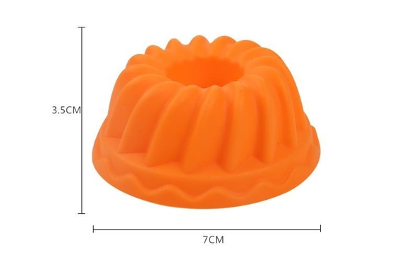 Hình dạng trục vít Silicone Cupcake Khuôn mẫu dành cho trẻ em