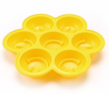 Khuôn silicon Ice Cube tròn, khay Ice Cube hình dạng khuôn mặt cười