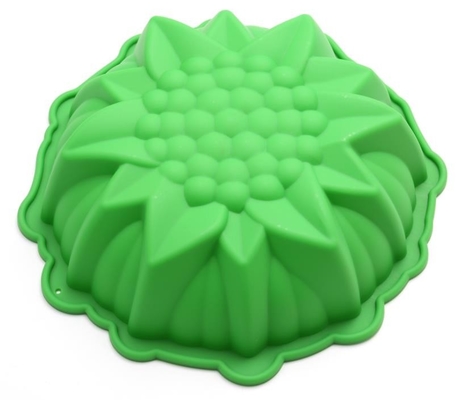 Bánh cupcake Silicone Silicone Ba chiều Tự làm 8 inch Màu xanh lá cây