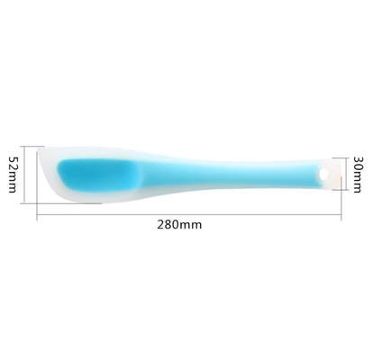 Thìa Silicone trong suốt Thìa 3 CÁI Thực phẩm An toàn FDA trắng Xử lý
