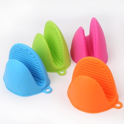 Găng tay lò nướng silicon tròn dài với ngón tay
