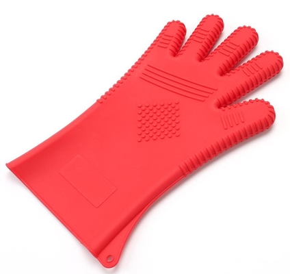 Găng tay silicon kích thước lớn FDA Five Finger Styles Thiết kế để nấu ăn