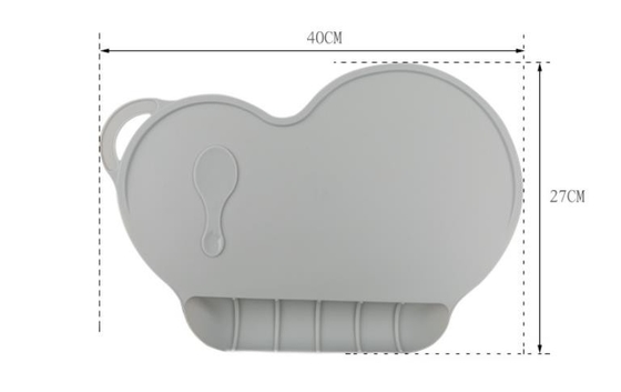 Kids Dinner Bữa trưa Pad Silicone Sản phẩm trẻ em Rửa nước tái sử dụng