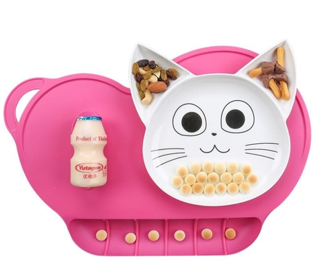Kids Dinner Bữa trưa Pad Silicone Sản phẩm trẻ em Rửa nước tái sử dụng