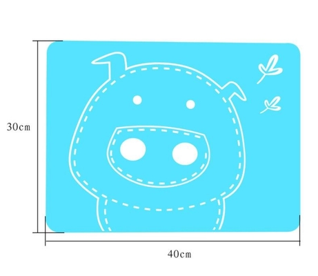 Cartoon Image Silicone Kids Sản phẩm Thực phẩm chịu nhiệt nhiều màu sắc được đặt