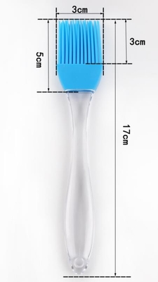 Kích thước nhỏ Xử lý nhựa trong suốt Thực phẩm Lớp Silicone Baking Brush