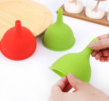Kích thước lớn Phễu thực phẩm Cấp tiêu chuẩn Dầu silicon Dụng cụ nhà bếp
