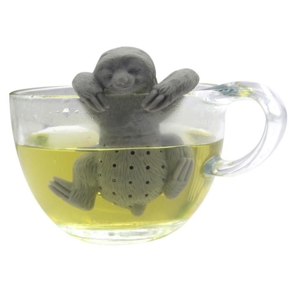 Động vật hình con lười Màu xám Thực phẩm Lớp Silicone Infuser BPA Free