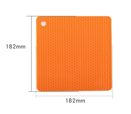 Dụng cụ nhà bếp bằng silicon tổ ong nhỏ mạ 18,2 * 18,2 * 0,6cm cho bé