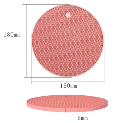 Dụng cụ nhà bếp bằng silicon dày 8MM thú vị Mat Phụ kiện an toàn cho bàn ăn