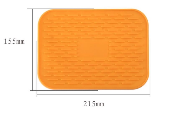 Dụng cụ nhà bếp bằng silicon hình chữ nhật, thực phẩm silicone cho bé Mat cách nhiệt
