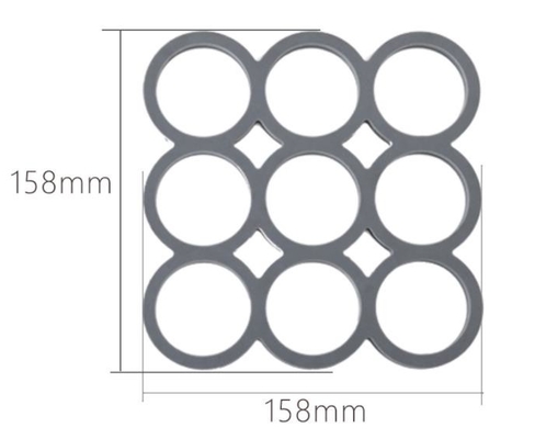 Dụng cụ nấu nướng tráng silicon vuông 9 lỗ Bàn bảo vệ