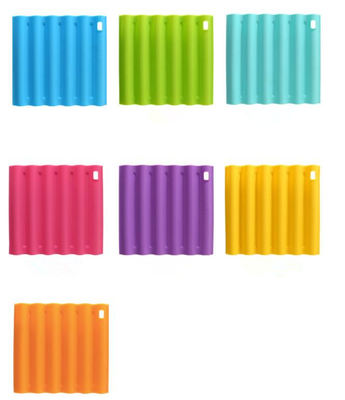 Nhiệt độ cao Silicone Dụng cụ nhà bếp Pad Máy rửa chén an toàn đầy màu sắc