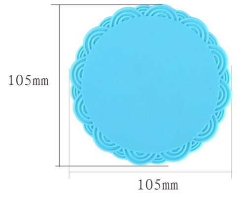 OEM ODM Đồ dùng nhà bếp bằng silicon nhiều màu sắc Thiết lập hình dạng tròn chống trượt