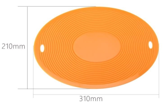 Dụng cụ nhà bếp bằng silicon kích thước lớn Hình bầu dục gia đình Ứng dụng Kid thuận lợi