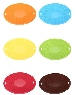 Dụng cụ nhà bếp bằng silicon kích thước lớn Hình bầu dục gia đình Ứng dụng Kid thuận lợi