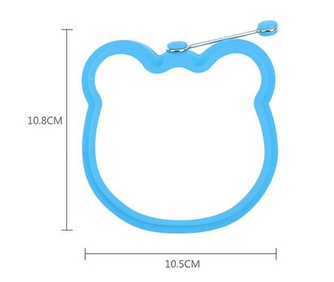 Dụng cụ nhà bếp bằng silicone miễn phí BPA Hình dạng con mèo để nấu trứng chiên