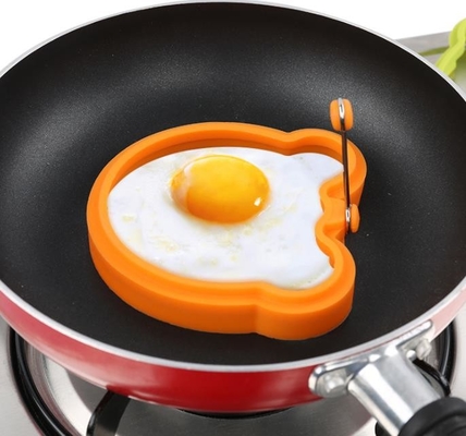 Dụng cụ nhà bếp bằng silicone miễn phí BPA Hình dạng con mèo để nấu trứng chiên