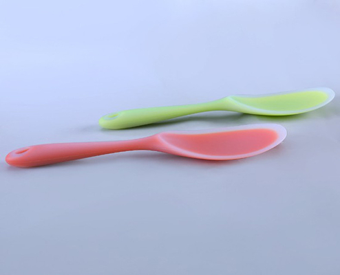Thực phẩm cấp Silicone Rice Thìa dụng cụ nhà bếp với màu trong mờ