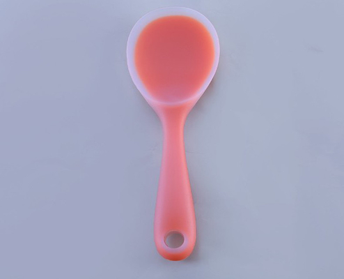 Thực phẩm cấp Silicone Rice Thìa dụng cụ nhà bếp với màu trong mờ