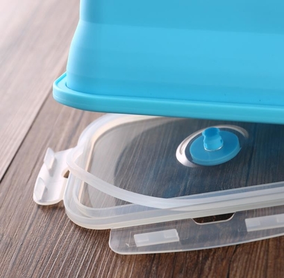 Bộ 4 hộp đựng thức ăn bằng silicon có thể gập lại Hộp đựng thức ăn bằng silicon cho trẻ em